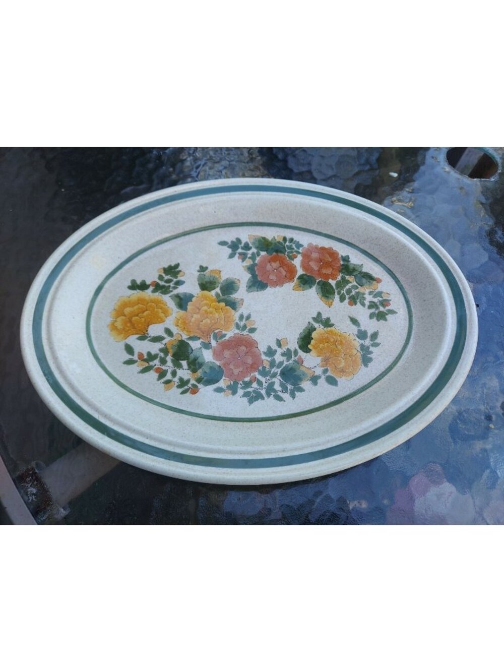Royal Doulton Lambeth Stoneware Autumn Morn 13 1/2" Platter